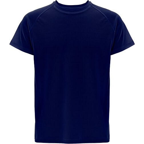 THC MOVE. Kurzärmeliges Technisches T-Shirt Aus Polyester , dunkelblau, Polyester, XL, 76,00cm x 1,00cm x 59,00cm (Länge x Höhe x Breite), Bild 1