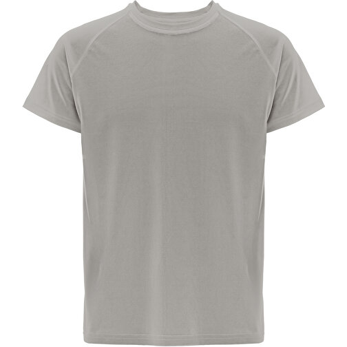 THC MOVE. Kurzärmeliges Technisches T-Shirt Aus Polyester , hellgrau, Polyester, M, 72,00cm x 1,00cm x 53,00cm (Länge x Höhe x Breite), Bild 1