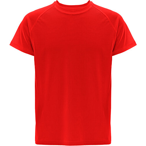 THC MOVE. Kurzärmeliges Technisches T-Shirt Aus Polyester , rot, Polyester, L, 74,00cm x 1,00cm x 56,00cm (Länge x Höhe x Breite), Bild 1