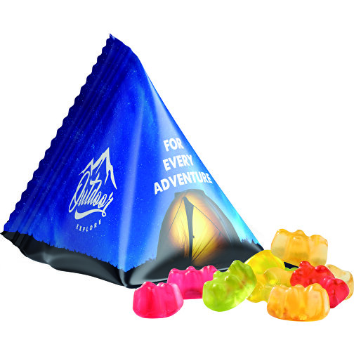 Tetraedro de gelatina de fruta Ositos Trolli Premium, colores surtidos, Imagen 1