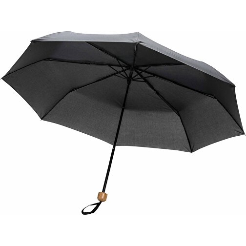Mini paraguas RPET 190T de bambú 20.5' Impact AWARE ™, Imagen 1