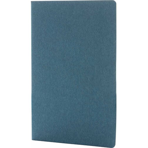 A5 Softcover Notizbuch, Blau , blau, Papier, 21,00cm x 0,50cm (Länge x Höhe), Bild 6