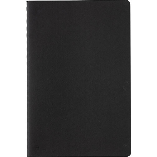 A5 Softcover Notizbuch, Schwarz , schwarz, Papier, 21,00cm x 0,50cm (Länge x Höhe), Bild 2