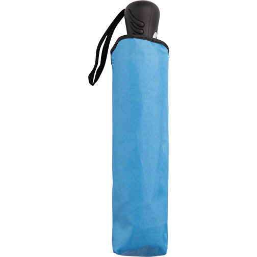 Windproof-Taschenschirm BORA , himmelblau, Metall / Aluminium / Polyester, , Bild 3