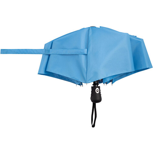 Windproof-Taschenschirm BORA , himmelblau, Metall / Aluminium / Polyester, , Bild 4