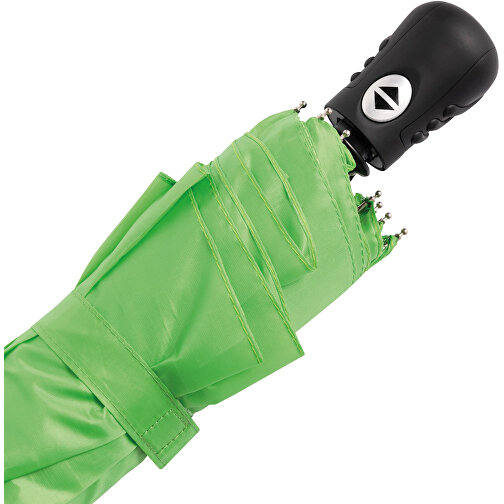 Windproof-Taschenschirm BORA , hellgrün, Metall / Aluminium / Polyester, , Bild 5