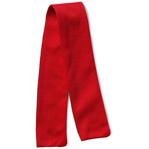 Schal , rot, 100% Polyester, 57,00cm x 0,30cm x 6,50cm (Länge x Höhe x Breite), Bild 1