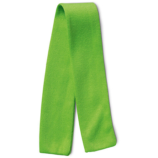 Schal , hellgrün, 100% Polyester, 57,00cm x 0,30cm x 6,50cm (Länge x Höhe x Breite), Bild 1