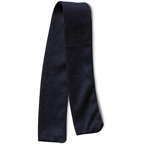 Schal , dunkelblau, 100% Polyester, 57,00cm x 0,30cm x 6,50cm (Länge x Höhe x Breite), Bild 1