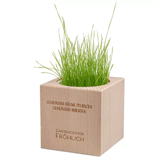 Plante-bois Grande avec graines - Tournesol, 1 sites gravés au laser, Image 2