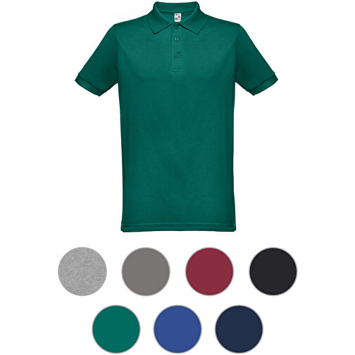 THC BERLIN 3XL. Herren Poloshirt , dunkelblau, Baumwolle und Polyester, 3XL, 82,00cm x 1,00cm x 64,00cm (Länge x Höhe x Breite), Bild 4