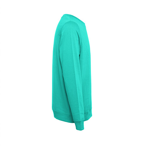 THC COLOMBO. Sweatshirt (unisex) Aus Italienischem Frottee Ohne Knopfleiste , türkisgrün, Baumwolle und Polyester, XXL, 64,00cm x 1,00cm x 75,00cm (Länge x Höhe x Breite), Bild 3