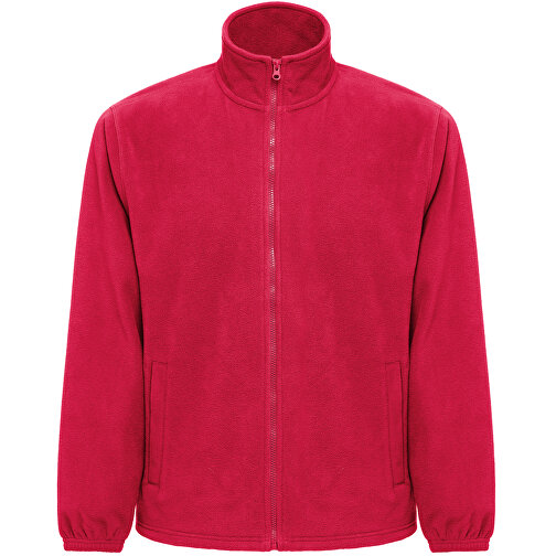 THC GAMA. Herren Polarjacke HD Aus Polyester , rot, Polyester, L, 74,00cm x 1,00cm x 63,00cm (Länge x Höhe x Breite), Bild 1