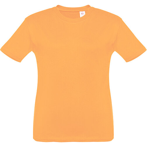 THC QUITO. Unisex Kinder T-shirt , korallenorange, 100% Baumwolle, 2, 42,00cm x 1,00cm x 31,00cm (Länge x Höhe x Breite), Bild 1