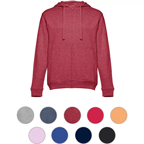 THC AMSTERDAM. Sweat-shirt pour hommes, avec fermeture éclair et capuche, Image 5