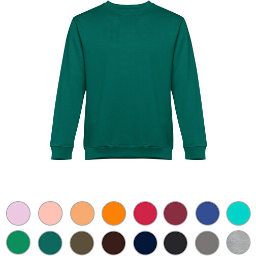 THC DELTA. Sweatshirt (unisex) Aus Baumwolle Und Polyester , korallenorange, Baumwolle und Polyester, XL, 73,00cm x 1,00cm x 61,00cm (Länge x Höhe x Breite), Bild 4