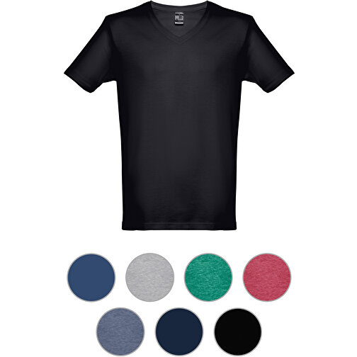 THC ATHENS. Herren T-shirt , blau, 100% Baumwolle, S, 69,50cm x 1,00cm x 48,00cm (Länge x Höhe x Breite), Bild 4