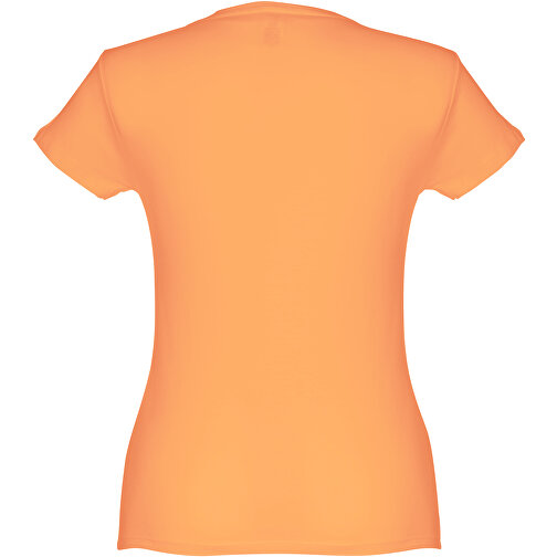 THC SOFIA. Tailliertes Damen-T-Shirt , korallenorange, 100% Baumwolle, XL, 66,00cm x 1,00cm x 50,00cm (Länge x Höhe x Breite), Bild 2