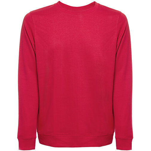 THC COLOMBO. Sweatshirt (unisex) Aus Italienischem Frottee Ohne Knopfleiste , rot, Baumwolle und Polyester, S, 52,00cm x 1,00cm x 67,00cm (Länge x Höhe x Breite), Bild 1