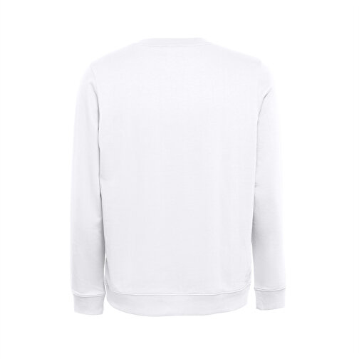THC COLOMBO WH. Sweatshirt (unisex) Aus Italienischem Frottee Ohne Krempel. Weiße Farbe , weiß, Baumwolle und Polyester, XL, 61,00cm x 1,00cm x 73,00cm (Länge x Höhe x Breite), Bild 2
