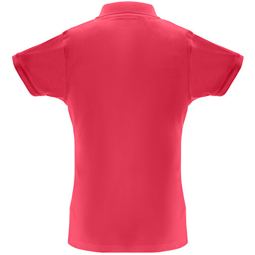 THC BERLIN WOMEN. Damen Poloshirt , rot, Baumwolle und Polyester, XL, 52,00cm x 1,00cm x 68,00cm (Länge x Höhe x Breite), Bild 2