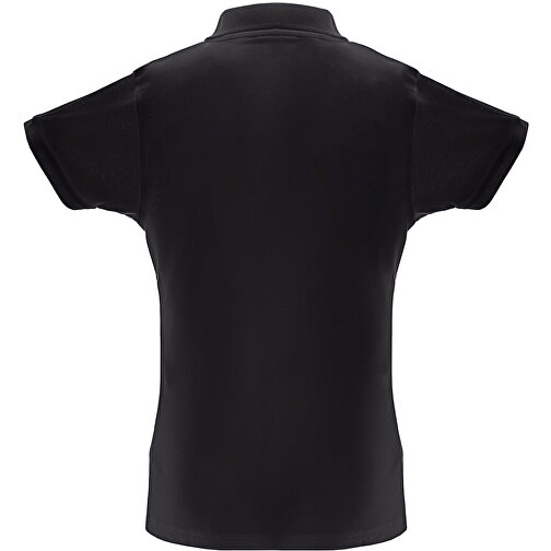 THC BERLIN WOMEN. Damen Poloshirt , schwarz, Baumwolle und Polyester, M, 46,00cm x 1,00cm x 64,00cm (Länge x Höhe x Breite), Bild 2