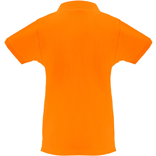 THC MONACO WOMEN. Damen Poloshirt , orange, Baumwolle, XL, 68,00cm x 52,00cm (Länge x Breite), Bild 2