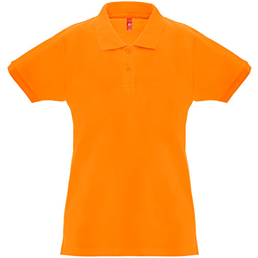 THC MONACO WOMEN. Damen Poloshirt , orange, Baumwolle, S, 62,00cm x 1,00cm x 43,00cm (Länge x Höhe x Breite), Bild 1