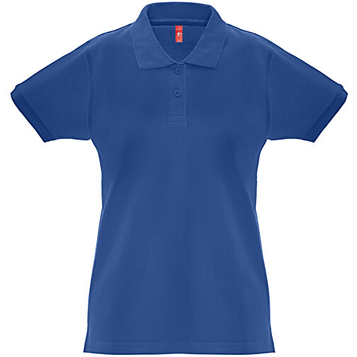 THC MONACO WOMEN. Damen Poloshirt , königsblau, Baumwolle, XXL, 70,00cm x 1,00cm x 55,00cm (Länge x Höhe x Breite), Bild 1