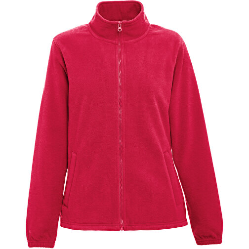 THC GAMA WOMEN. Damen Polarjacke HD Aus Polyester , rot, Polyester, L, 66,00cm x 1,00cm x 54,00cm (Länge x Höhe x Breite), Bild 1