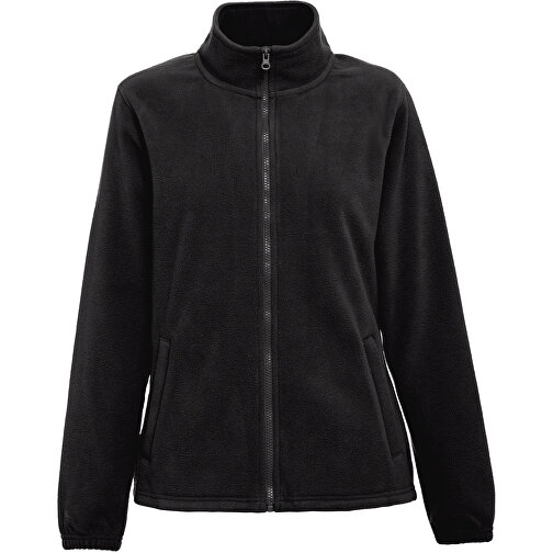 THC GAMA WOMEN. Damen Polarjacke HD Aus Polyester , schwarz, Polyester, L, 66,00cm x 1,00cm x 54,00cm (Länge x Höhe x Breite), Bild 1