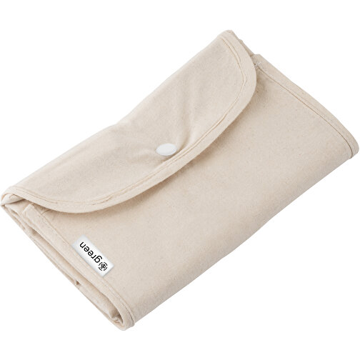 BEIRUT. Tasche Aus Baumwolle Und Recycelter Baumwolle , naturhell, Baumwolle. Recylcelter Baumwolle, 1,00cm (Höhe), Bild 2