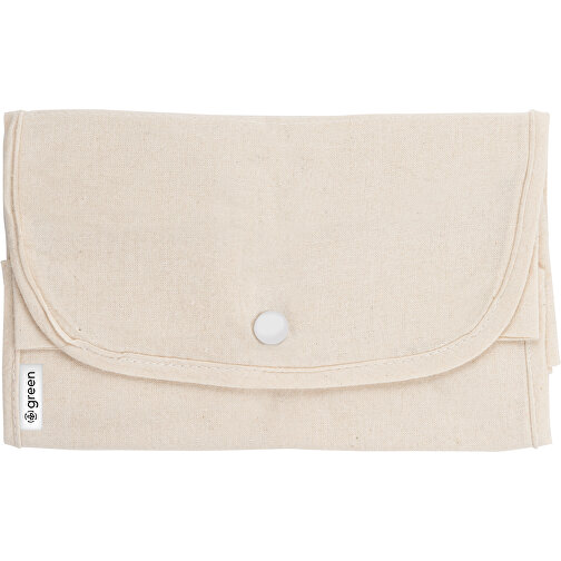 BEIRUT. Tasche Aus Baumwolle Und Recycelter Baumwolle , naturhell, Baumwolle. Recylcelter Baumwolle, 1,00cm (Höhe), Bild 4
