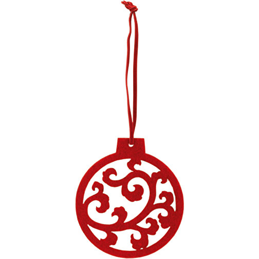 JUBANY. Weihnachtsfiguren Zum Aufhängen , rot, Filz, 8,00cm (Höhe), Bild 3