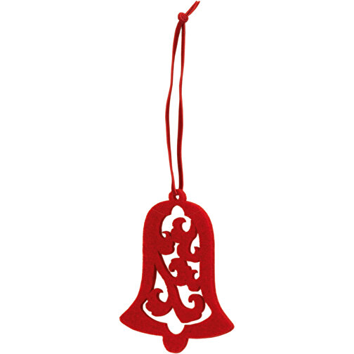 JUBANY. Weihnachtsfiguren Zum Aufhängen , rot, Filz, 8,00cm (Höhe), Bild 4