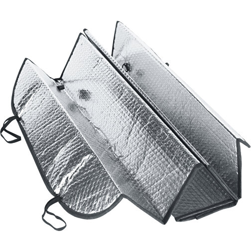 CRADLE. Sonnenschutz Für Autos Mit PE- Und Aluminiumbeschichtung , silber, PE. Aluminium, 1,00cm (Höhe), Bild 1