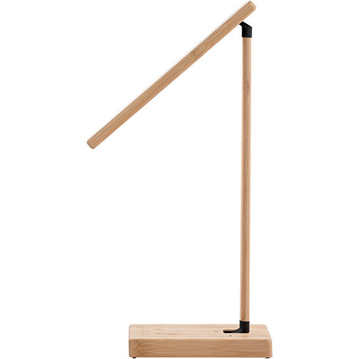 MOREY. Tischlampe Klappbar Aus Bambus Inkl. Kabellosem Ladegerät , natur, Bambus, 1,00cm (Höhe), Bild 4