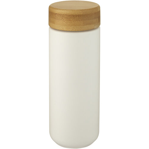 Vaso de cerámica de 300 ml con tapa de bambú 'Lumi', Imagen 7