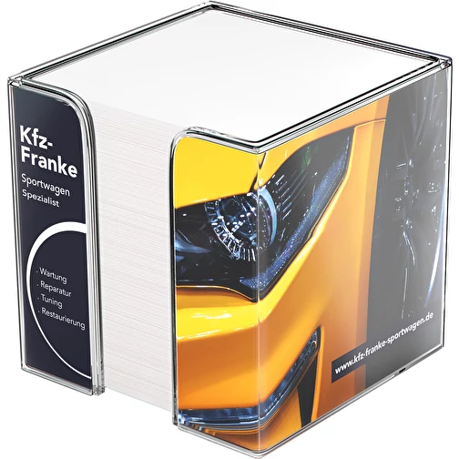 Boîte mémo en plastique, impression 4C incluse, Image 1