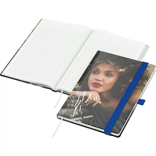 Carnet de notes Match-Book White green+blue A5, bleu moyen, Image 1