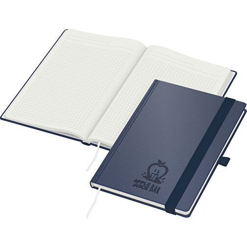 Cuaderno Organic-Book verde+azul, azul oscuro, Imagen 1