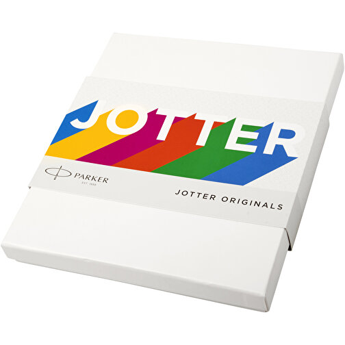 Parker Classic Notizbuch Und Parker Stift-Geschenkbox , weiß, Karton Papier, 22,40cm x 3,20cm x 24,90cm (Länge x Höhe x Breite), Bild 2