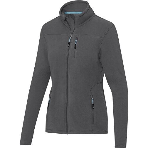 Amber GRS Recycelte Fleecejacke Für Damen , storm grey, Microfleece 100% GRS zertifiziertes recyceltes Polyester, 174 g/m2, S, , Bild 1