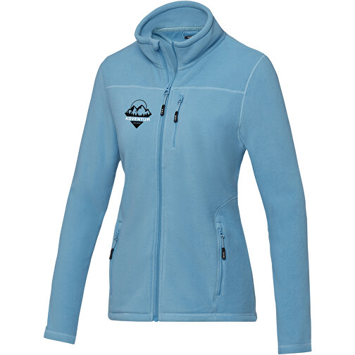 Amber GRS Recycelte Fleecejacke Für Damen , nxt blau, Microfleece 100% GRS zertifiziertes recyceltes Polyester, 174 g/m2, M, , Bild 2