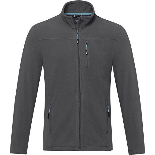 Amber GRS Recycelte Fleecejacke Für Herren , storm grey, Microfleece 100% GRS zertifiziertes recyceltes Polyester, 174 g/m2, XXL, , Bild 3