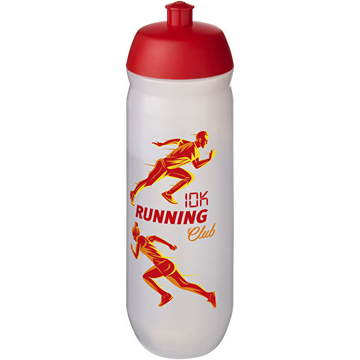 HydroFlex™ 750 Ml Squeezy Sportflasche , rot / transparent weiß, MDPE Kunststoff, PP Kunststoff, 23,00cm (Höhe), Bild 2