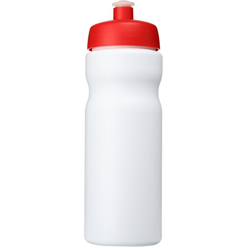 Baseline® Plus 650 Ml Sportflasche , rot / weiss, HDPE Kunststoff, PP Kunststoff, 22,30cm (Höhe), Bild 3
