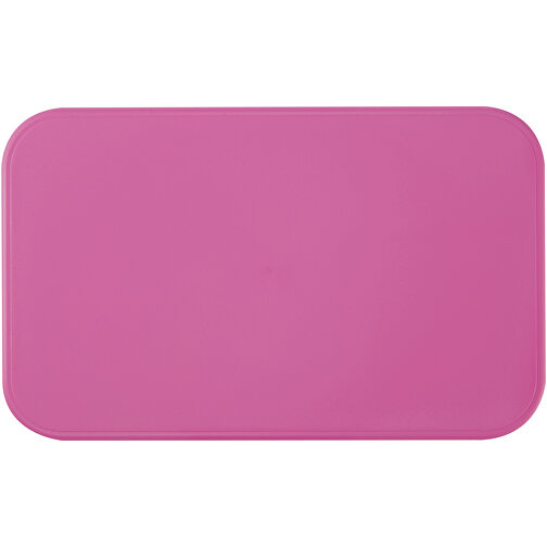 MIYO Doppel-Lunchbox , rosa / weiss / weiss, PP Kunststoff, 18,00cm x 11,30cm x 11,00cm (Länge x Höhe x Breite), Bild 5
