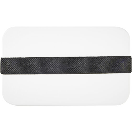 MIYO Lunchbox , weiß / schwarz, PP Kunststoff, 18,00cm x 6,00cm x 11,00cm (Länge x Höhe x Breite), Bild 5