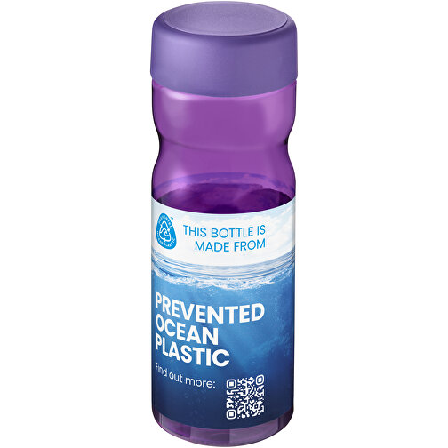 H2O Active® Eco Base 650 Ml Sportflasche Mit Drehdeckel , lila, PCR Kunststoff, PP Kunststoff, 20,60cm (Höhe), Bild 2